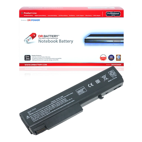 DR. BATTERY - Replacement Laptop Battery for HP EliteBook 6930p / 8440p / 8440w Mobile / 582033-001 / 586765-001 / 586765-002 / 593578-001 [10.8V /