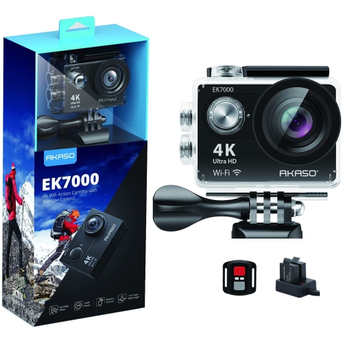 AKASO EK7000 4K 30FPS WiFi Sports Action Camera Ultra HD Underwater DV Camcorder 16MP 170 Degree Wide Angle 98FT Waterproof Camera