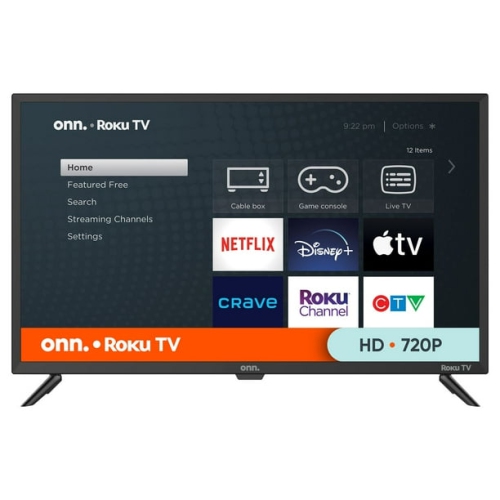 Open Box - Onn 32 '' 720p HD LED Integrated ROKU Smart TV