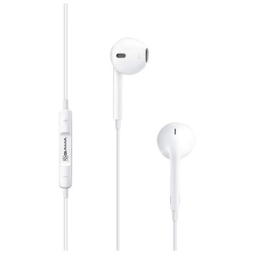 [Box 100] SAMA Earphone With Mic 3.5mm plug Compatible with Apple iPhone 6s 6 5s 5 4s 4, and all other android Devices