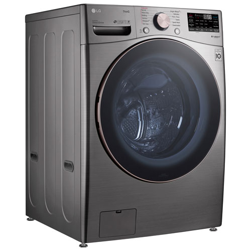 LG 5.2 Cu. Ft. Front Load Steam Washer (WM3850HVA) - Graphite Steel