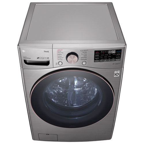 LG 5.2 Cu. Ft. Front Load Steam Washer (WM3850HVA) - Graphite Steel