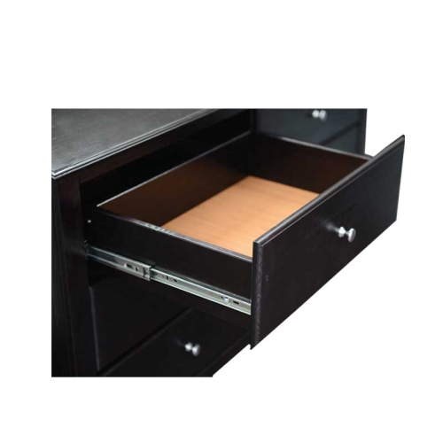 Dresser Solid Wood Six Drawer Espresso