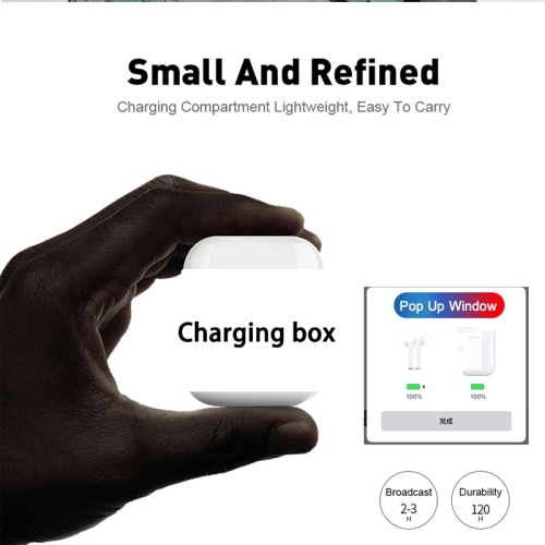 Écouteurs Bluetooth 5.0 avec son stéréo HD Touch-Control Pop-ups, appariement automatique pour Android/iOS Smart Phone Casque pour le travail et le