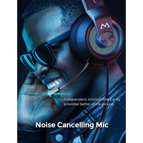 Mpow EG3 Pro Gaming Headset, 3D Bass Surround Sound for PS5 PS4 Xbox Computer Headset with Noise Cancelling Mic - Open Box
