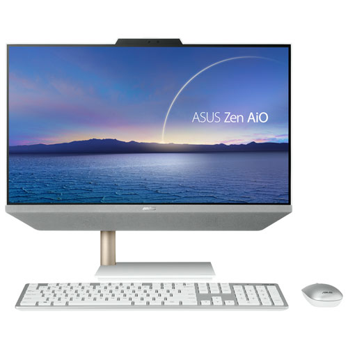 ASUS Zen 23.8" All-in-One PC - White - English
