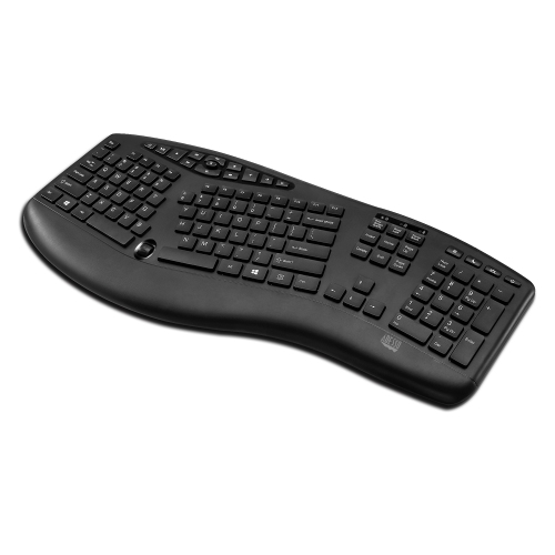 Adesso TruForm Wireless Ergonomic Keyboard & Mouse Combo - French -
