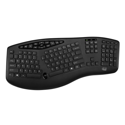 Adesso TruForm Wireless Ergonomic Keyboard & Mouse Combo - French -