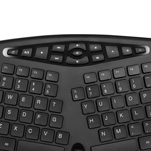 Adesso TruForm Wireless Ergonomic Keyboard & Mouse Combo - French -
