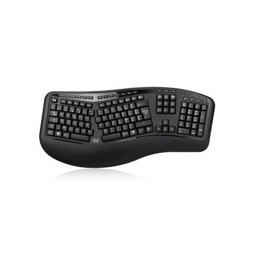 Adesso TruForm Media 1500 Wireless Ergonomic Keyboard & Mouse Combo - French -