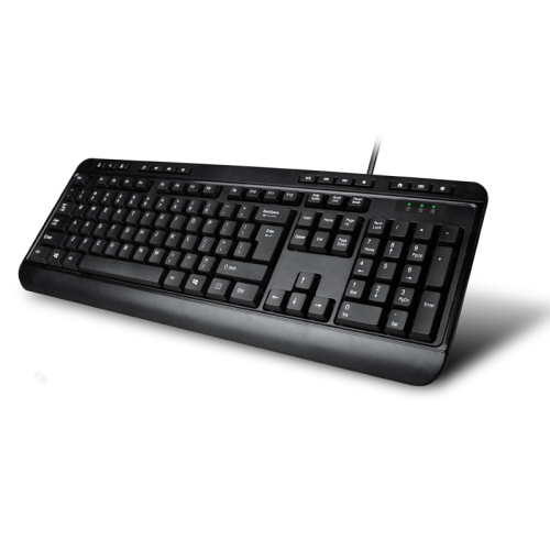 Adesso Antimicrobial Multimedia Desktop Keyboard & Mouse Combo - French -