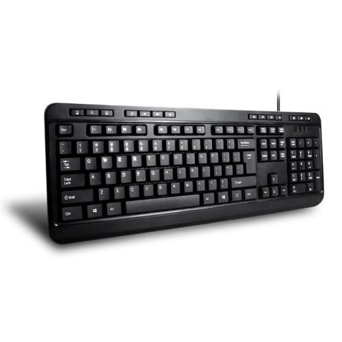Adesso Antimicrobial Multimedia Desktop Keyboard & Mouse Combo - French -