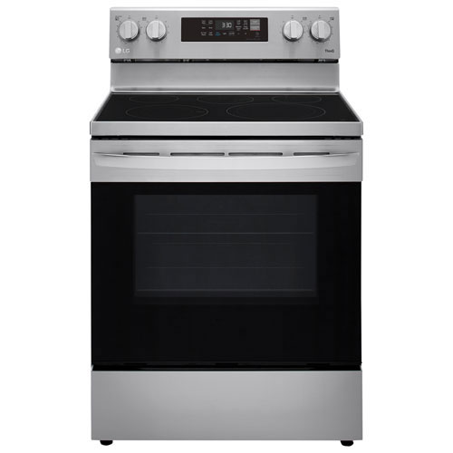 LG 30" Fan Convection Electric Air Fry Range - Stainless - Open Box - Perfect Condition