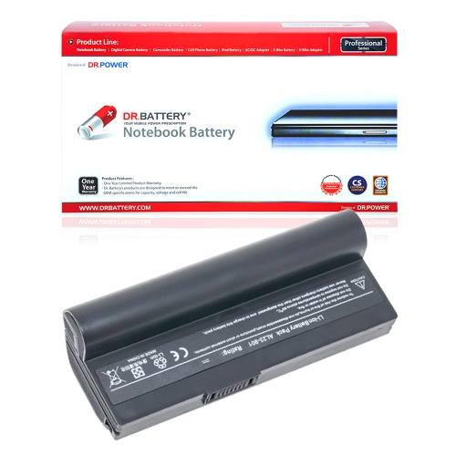 DR. BATTERY - Replacement for Asus Eee PC 901 / 901-1B / 901-BK002X / 901-W001 / AL23-901H / AL24-1000 / AP23-901 / PL23-901