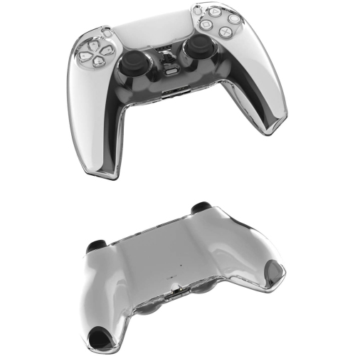 Wingomart Hard PC Clear Shell Protective Case Cover Skin for Playstation 5 PS5 Controller Clear