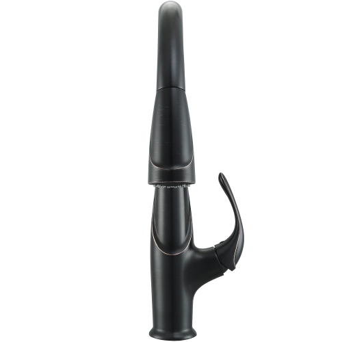 Ancona Eliya Single Handle Pull-Down Kitchen Faucet in Oil Rubbed Bronze