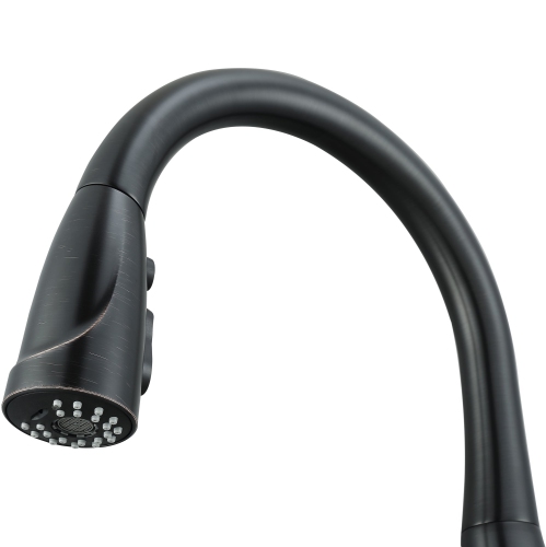Ancona Eliya Single Handle Pull-Down Kitchen Faucet in Oil Rubbed Bronze