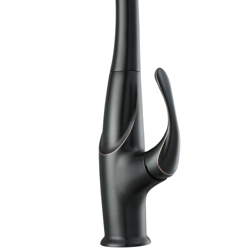 Ancona Eliya Single Handle Pull-Down Kitchen Faucet in Oil Rubbed Bronze