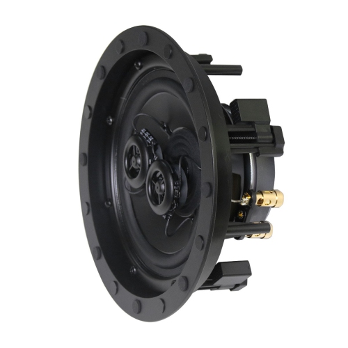 Boost Audio NV62FS Near-Vanishing Premium 6.5" Single Point Stereo In-Ceiling Speaker with Pre-Construction Bracket