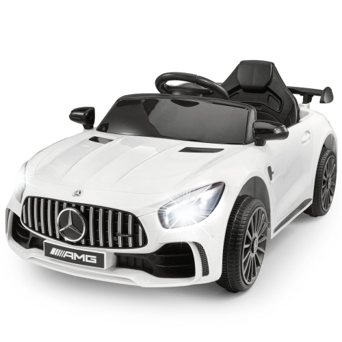 VOLTZ TOYS 12V Ride-on Car for Kids, Official Licensed Mercedes-Benz GT R with Remote, MP3 and LED Lightings Perfect Gift