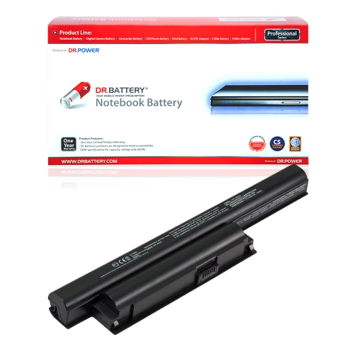 DR. BATTERY  - Replacement for Sony Vaio Vpc-Eb33 / Vpc-Eb11Fd / Vpc-Eb18 / Vpc-Eb1Jfx-L / Vpc-Eb1Jfx-W / Vgp-Bps22