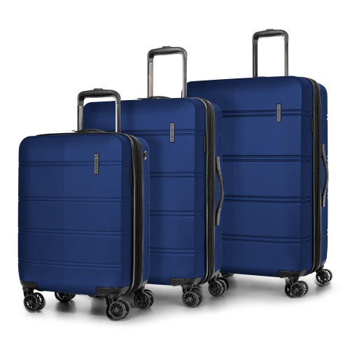 Swiss Mobility - LAX Collection - 3 pieces set Hard Side Luggage - Blue