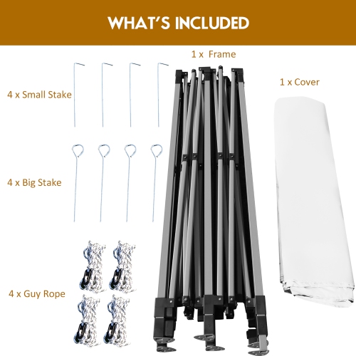 Costway 10' x 10' Portable Pop Up Canopy Event Party Tent Adjustable W/Roller Bag