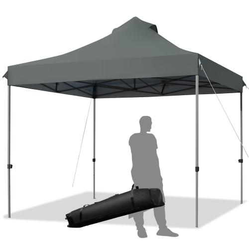 Costway 10' x 10' Portable Pop Up Canopy Event Party Tent Adjustable W/Roller Bag