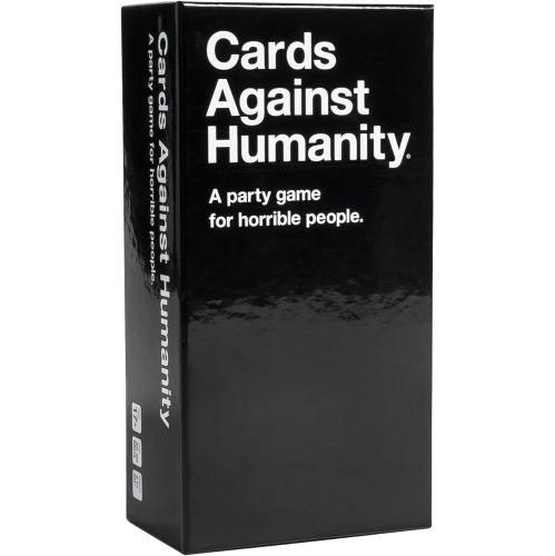 CARDSAGAINSTHUMANITY  Cards Against Humanity Tired of the humdrum if classic card games like uno and skip-bo? And dont get me started on party games like charades (yuck!) 