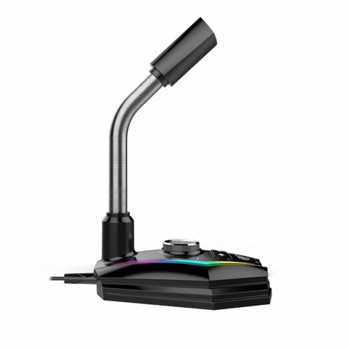 HAVIT Omnidirectional Adjustable USB Microphone for Computer With RGB lights for Gaming Chatting
