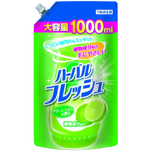 Herbal Fresh Dishwashing Detergent Lime Refill 1000ml