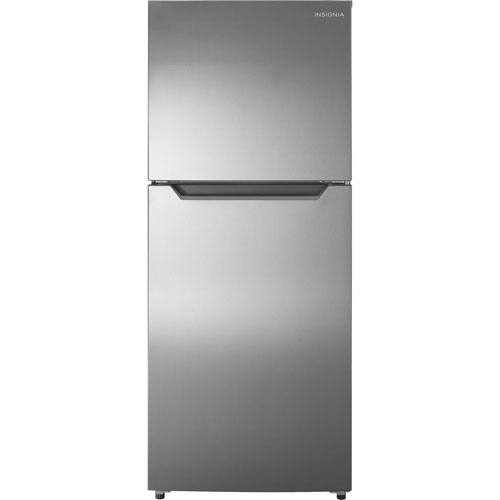 Insignia 24" 10.1 Cu. Ft. Top Freezer Refrigerator - Stainless Steel