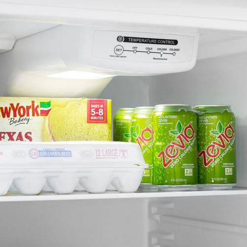 Insignia 24" 10.1 Cu. Ft. Top Freezer Refrigerator w/ Reversible Door - White