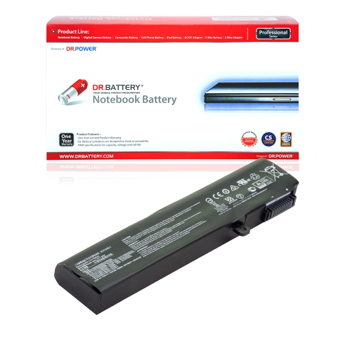 DR. BATTERY - Replacement for MSI GE62 6QF-202XCN / GE62 6QF-203XCN / GE62 Apache Pro-004 / 3ICR19-66-2 / BTY-M6H