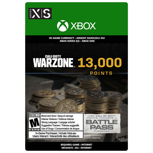Call of Duty: Warzone - 13000 COD Points - Digital Download