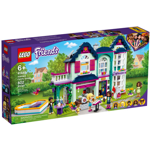 LEGO Friends: Andrea's Family House - 802 Pieces