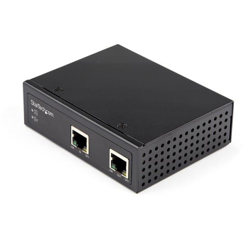 STARTECH.COM Startech Industrial Gigabit Poe Extender - 60W 802.3Bt Poe++ 100M/330Ft - Power Over Ethernet Network Range Extender - Ip-30 Hardened