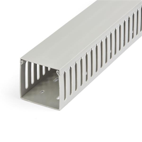 STARTECH.COM  Startech Cable Management Raceway W/parallel Slots 78In - Network Cable Hider Kit - Slotted Wire Duct System - Cord Concealer Ul