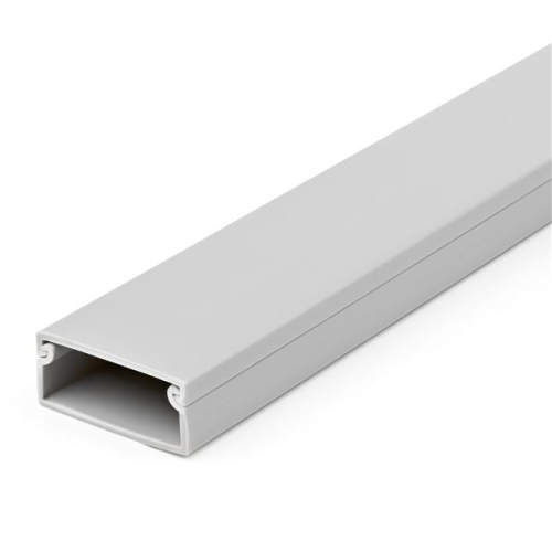 StarTech Cable Management Raceway 78in - Single Channel Network Cable Hider Kit - Solid Wire Duct System - Power Cord Concealer UL