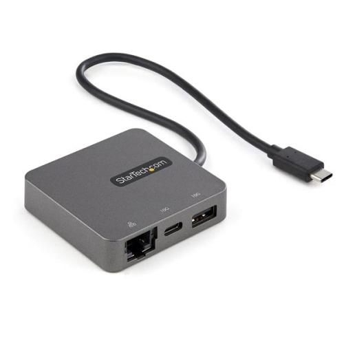 StarTech USB-C Multiport Adapter - USB 3.1 Gen 2 Type-C Mini Dock - USB-C to 4K HDMI or 1080p VGA - 10Gbps USB-A & USB-C, Ethernet