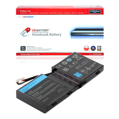 DR. BATTERY  - Replacement for Dell Alienware M18X R3 / 17 / 17 R13 / 17 R5 / 0Kj2Px / 2F8K3 / G33Tt
