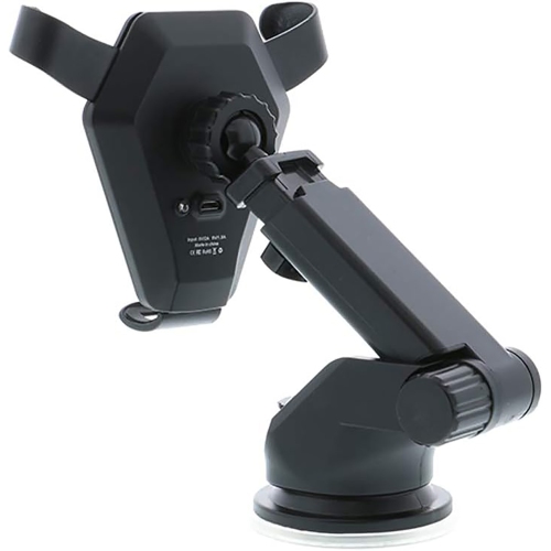 Armor All AWC8-1004-BLK Wireless Qi Charging Extendable Car Mount