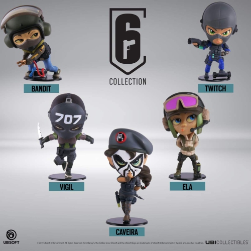 Rainbow Six Siege Collection Figurine Series 3 Caveira Chibi Figurine