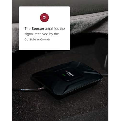 Ensemble amplificateur de signal pour véhicule à hotte intégrée Drive Reach de WeBoost