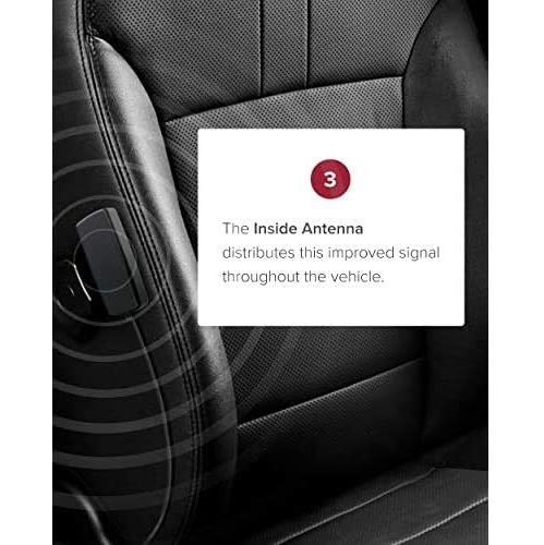 Ensemble amplificateur de signal pour véhicule à hotte intégrée Drive Reach de WeBoost