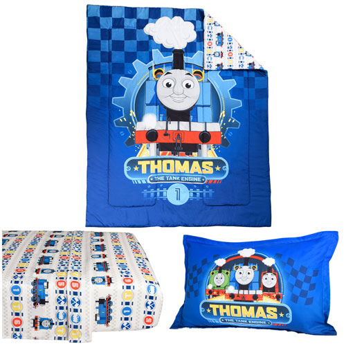 Thomas & Friends 5-Piece Bedding Set - Twin - Blue/Thomas