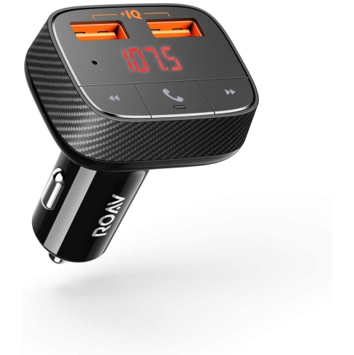 Anker Roav Bluetooth Car Adapter and Car Charger, Power IQ 3.0 Type C PD, Bluetooth FM Transmitter for Car, Wireless Callin...