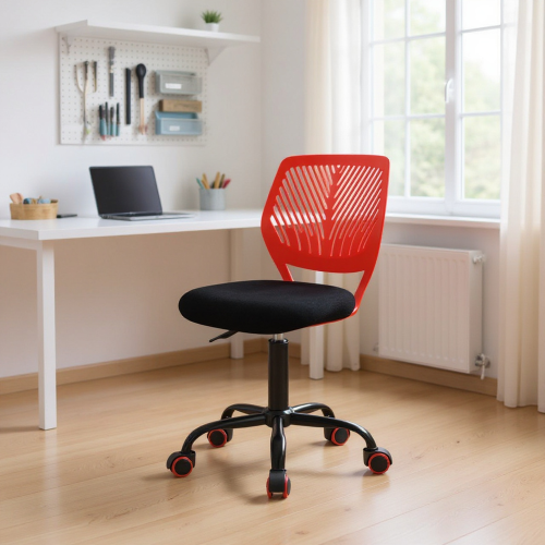 HOMY CASA Desk Chair Office Task Chair Mid Back Adjustable Swivel Soft Velvet Uphosltery with Metal Legs Home Office