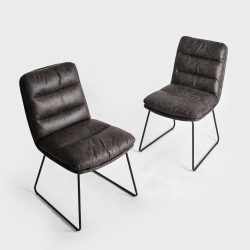 HOMY CASA Task Office Chair Desk Chair Adjustable Height 360 Degree Swivel Faux Leather Fabric Armless for Home Office