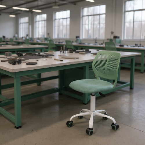 HOMY CASA  Fabric Home Office Armless Task Chair